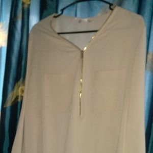 Long sleeved nude shirt